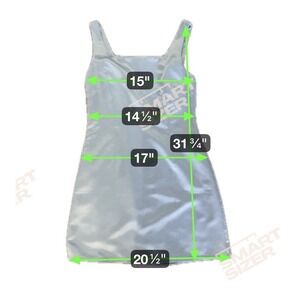 Blondie & Me 90's |Y2K Sheath Dress Blue Festival Jr. 5/‎ WM 6 Cottagecore Clean